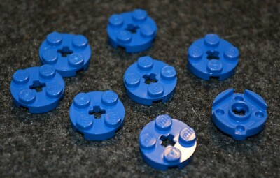 Blue 2x2 Standard Round Plate Bricks New Lego Parts