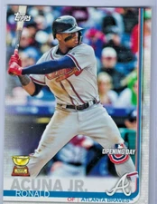 Ronald Acuna Jr - 2019 Topps Opening Day Rookie Cup Card # 51