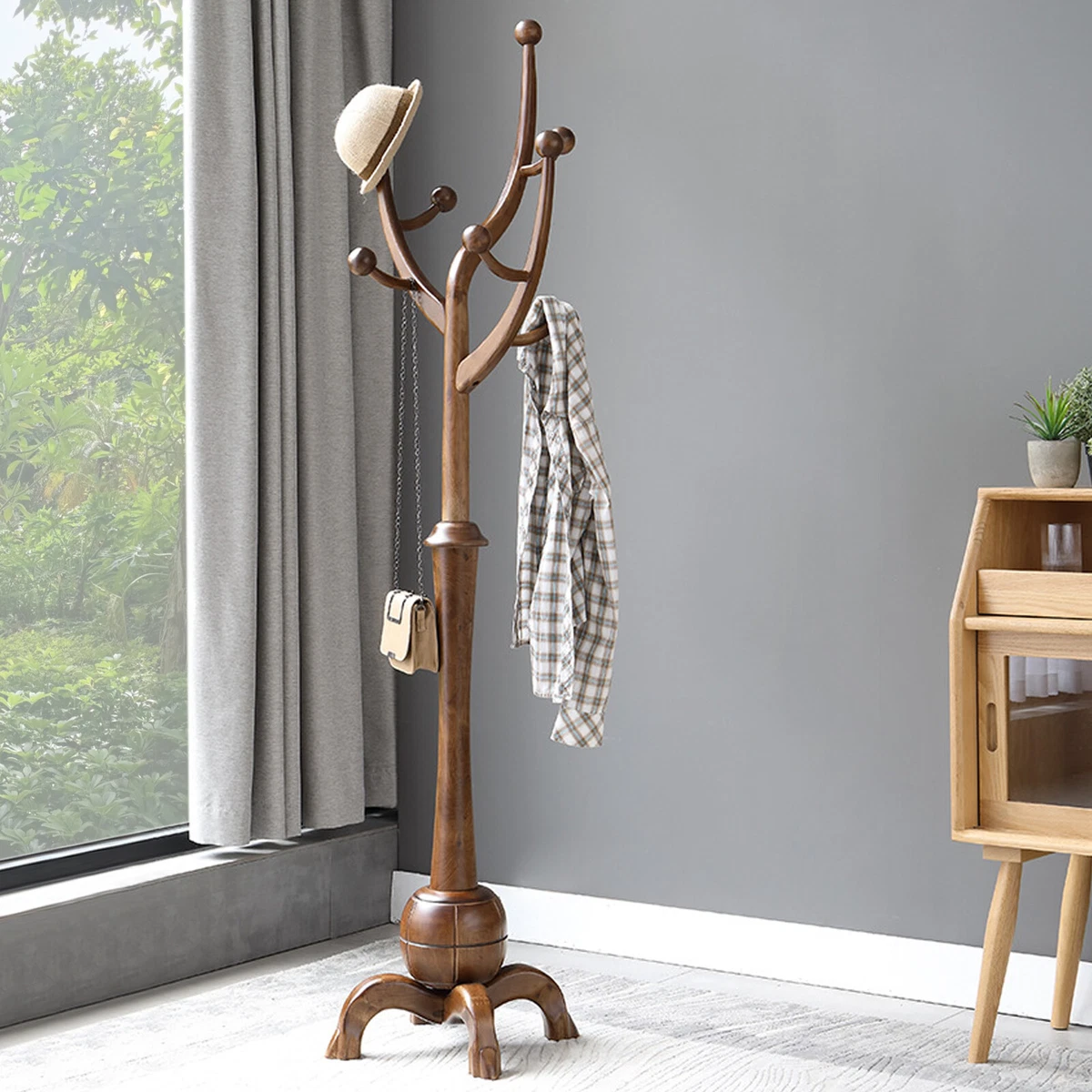 Heavy duty on sale standing coat rack