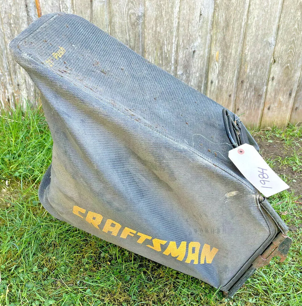 Craftsman lawn mower sale bag and frame