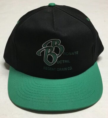 Vtg Regent Grain Hat Agriculture Farm Cap North Dakota Bronate Buctril Herbicide