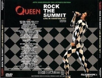 QUEEN / ROCK THE SUMMIT HOUSTON 1977 DVD | eBay