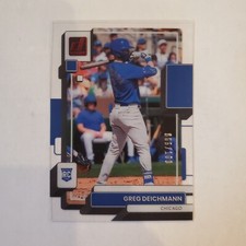 GREG DEICHMANN 2022 Panini Chronicles CLEARLY DONRUSS RATED ROOKIE RED #/100