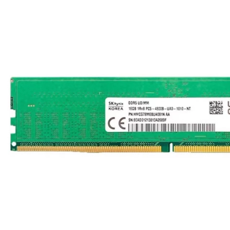 Hynix 32GB (2X16GB) DDR5 DDR5 4800MHz PC5-38400 UDIMM Memory Ram HMCG78MEBUA081N - Image 2 of 4