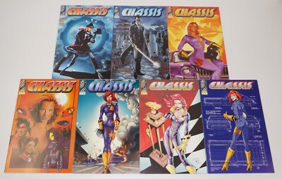 24CH△NNEL   vol.1/vol.2/vol.3 Chassis vol. 3 #1-5 VF/NM complete series + (2) variants - car