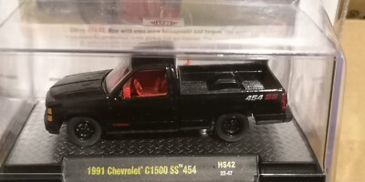 M2 Machines ''Chase'' 1991 Chevrolet C1500 SS 454 Schwarz HS42 1/900 Stück