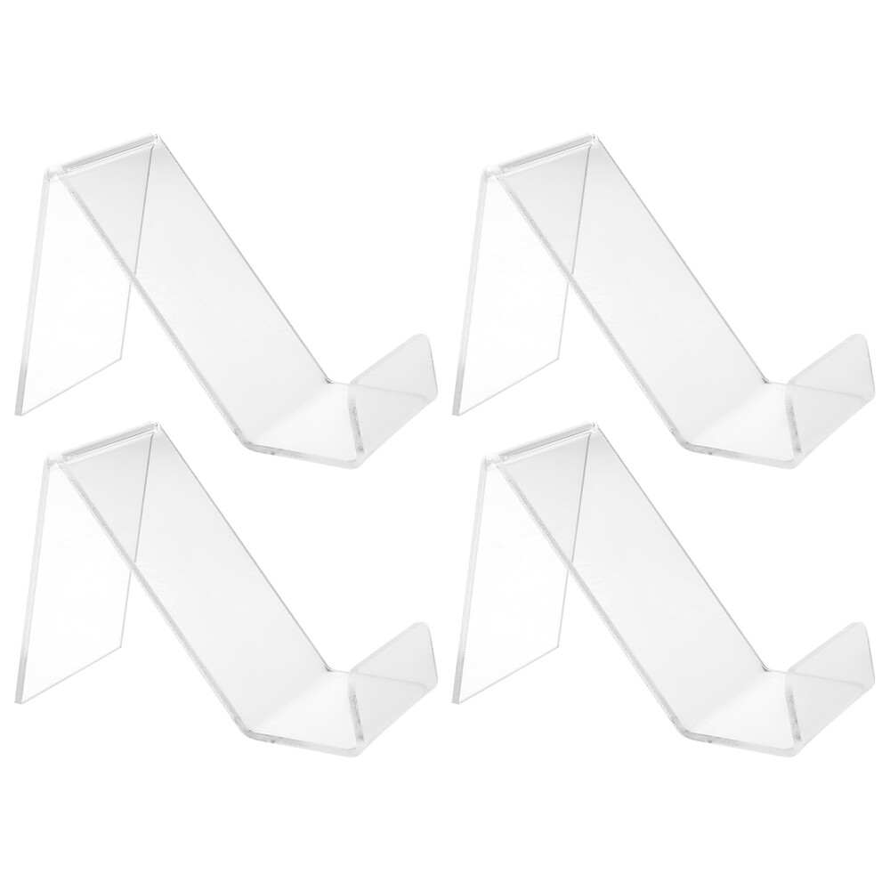 4pcs Transparent Desk Phone Stand Acrylic Desk Accessories Desk Phone Holder eBay