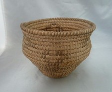 Native American Weave Basket Bowl. Very Nice Design. Approx 5.25" Tall