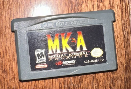 Mortal Kombat MKA Authentic Nintendo Game Boy Advance GameBoy Nice!