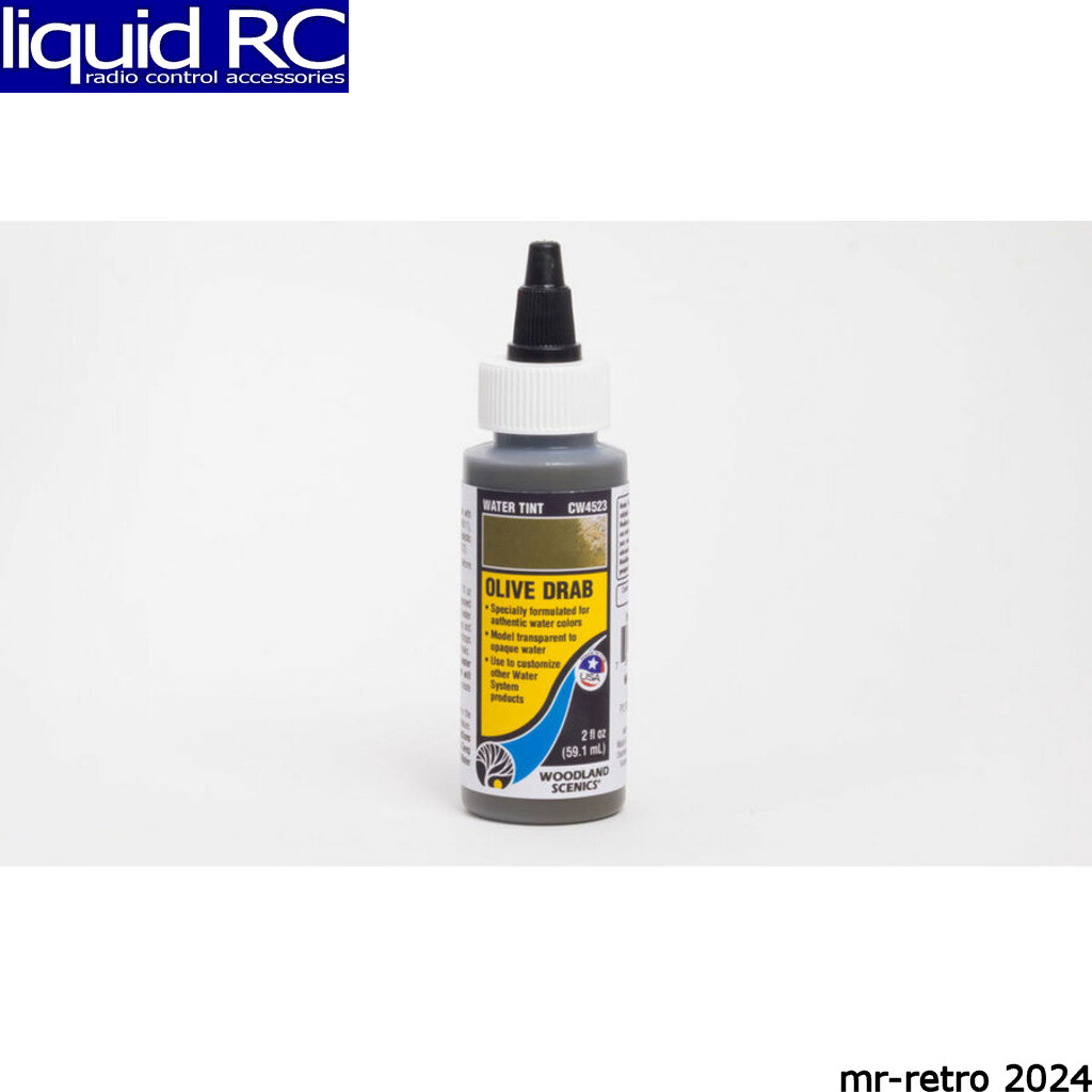 Teinture Pour Eau Olive Drab Woodland Scenics CW4523 - Pour Dioramas HO
