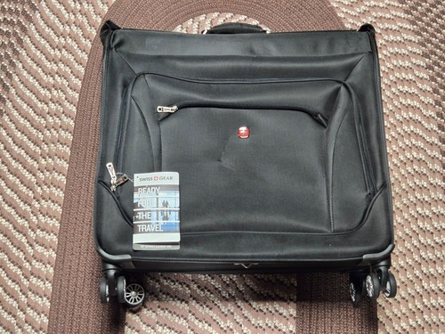 SwissGear Zurich Garment Bag 23” Wheeled Spinner Black Model New With Tags! - Picture 11 of 24