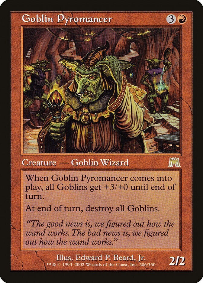 Goblin Pyromancer Onslaught MtG LP to NM
