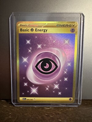 Basic Energy 207/165 Gold Rare Holo Pokemon 151 Card Psychic Energy - NM |  eBay