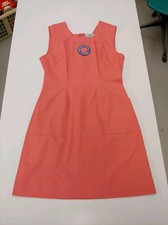 Vintage ANGELICA Pink Dress Nurse Uniform Outfit - Waterbury Hospital Volunteer