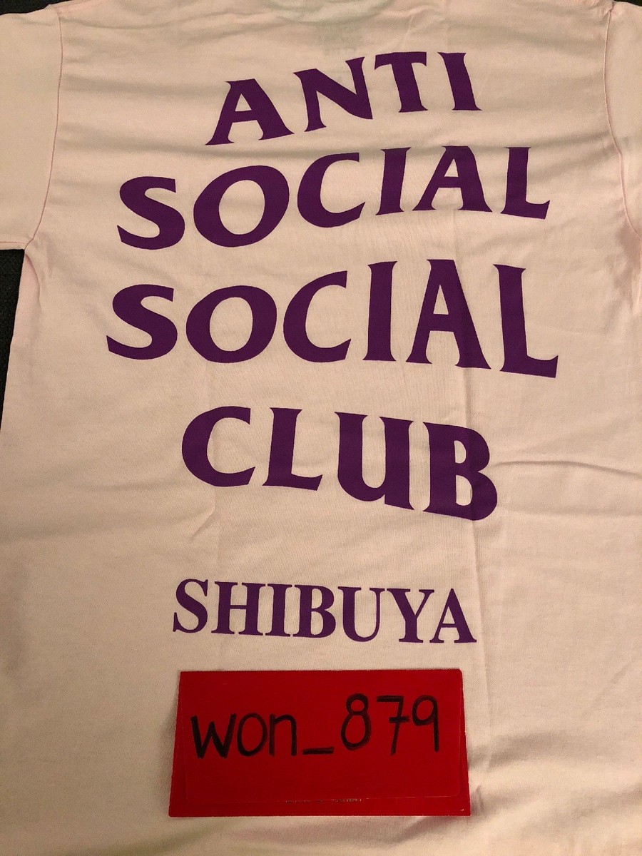 Anti Social Social Club Pink Shibuya Tee S Sold Out In Hand 100