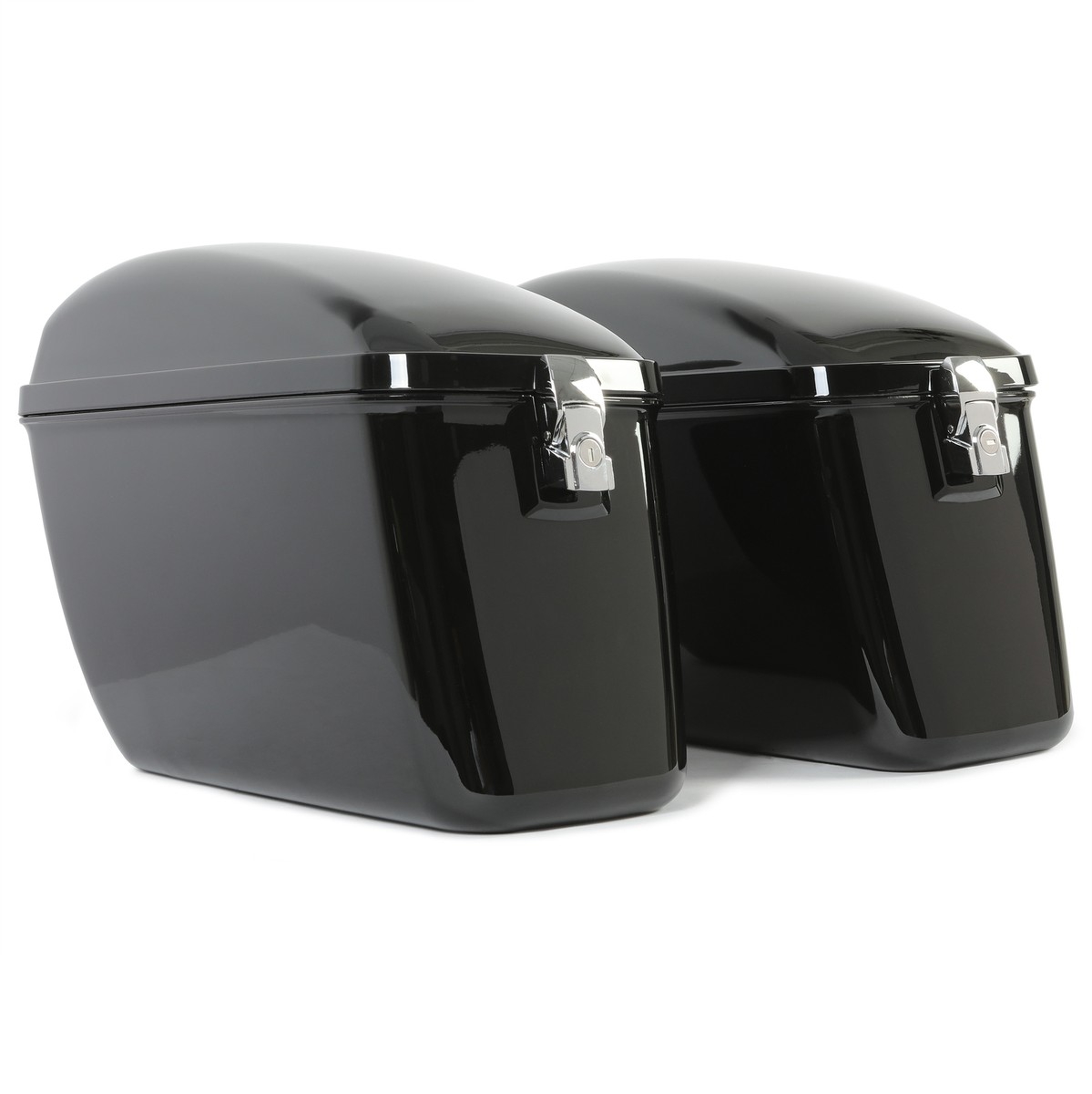 Black Large Hard Saddlebags Saddle Bag for Motorcycle