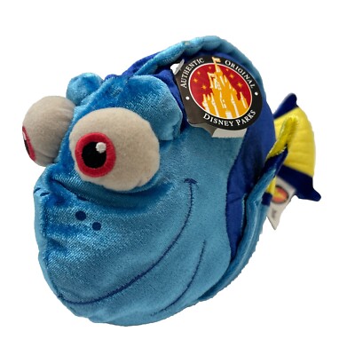 Disney Dory Finding Nemo Blue Yellow Forgetful Fish NWT Bean Bag Plush 9 Toy Lov