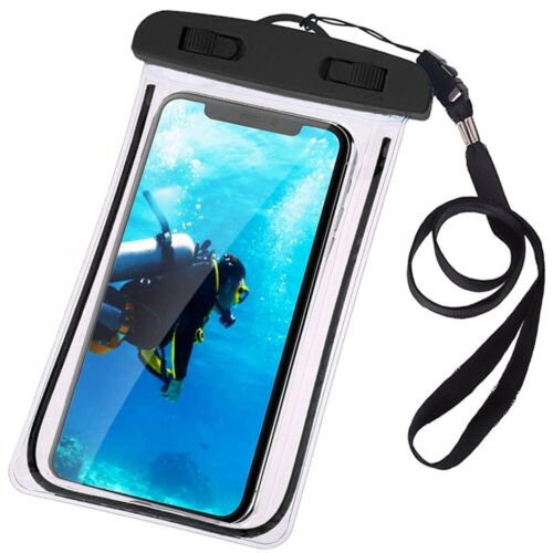 Waterproof Smart Phone Soft Pouch Iphone Holder With Neck And Arm Strap - Picture 1 of 3