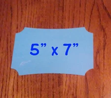 Berlin Style 5" x 7" Aluminum Dye Sublimation  Photo Blanks, 10PC Lots