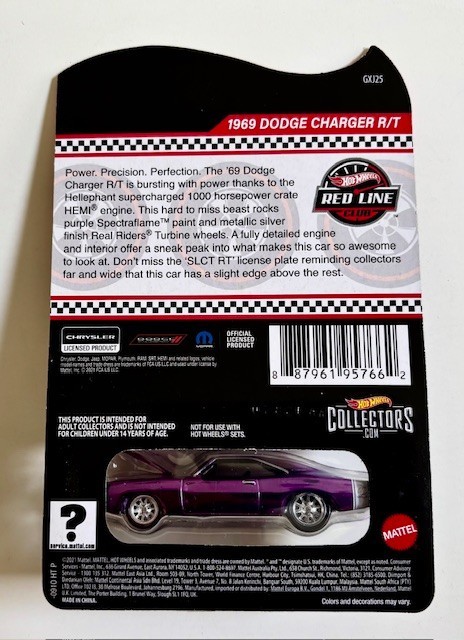 Hot Wheels Selections 1969 Dodge Charger R/T Exclusive for