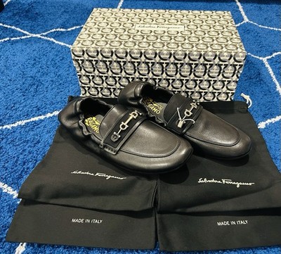 BNIB Black Leather Moccasins Slip Loafers BNIB Men main image 3