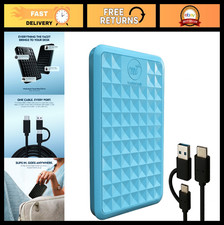 1TB Portable External Hard Drive USB-C/USB 3.1 Slim HDD for Backup, Gaming, PC,