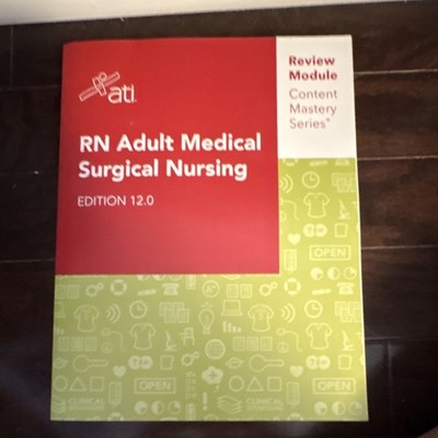 ATI RN Adult Medical Surgical Nursing 12th Edition Study Guide Book