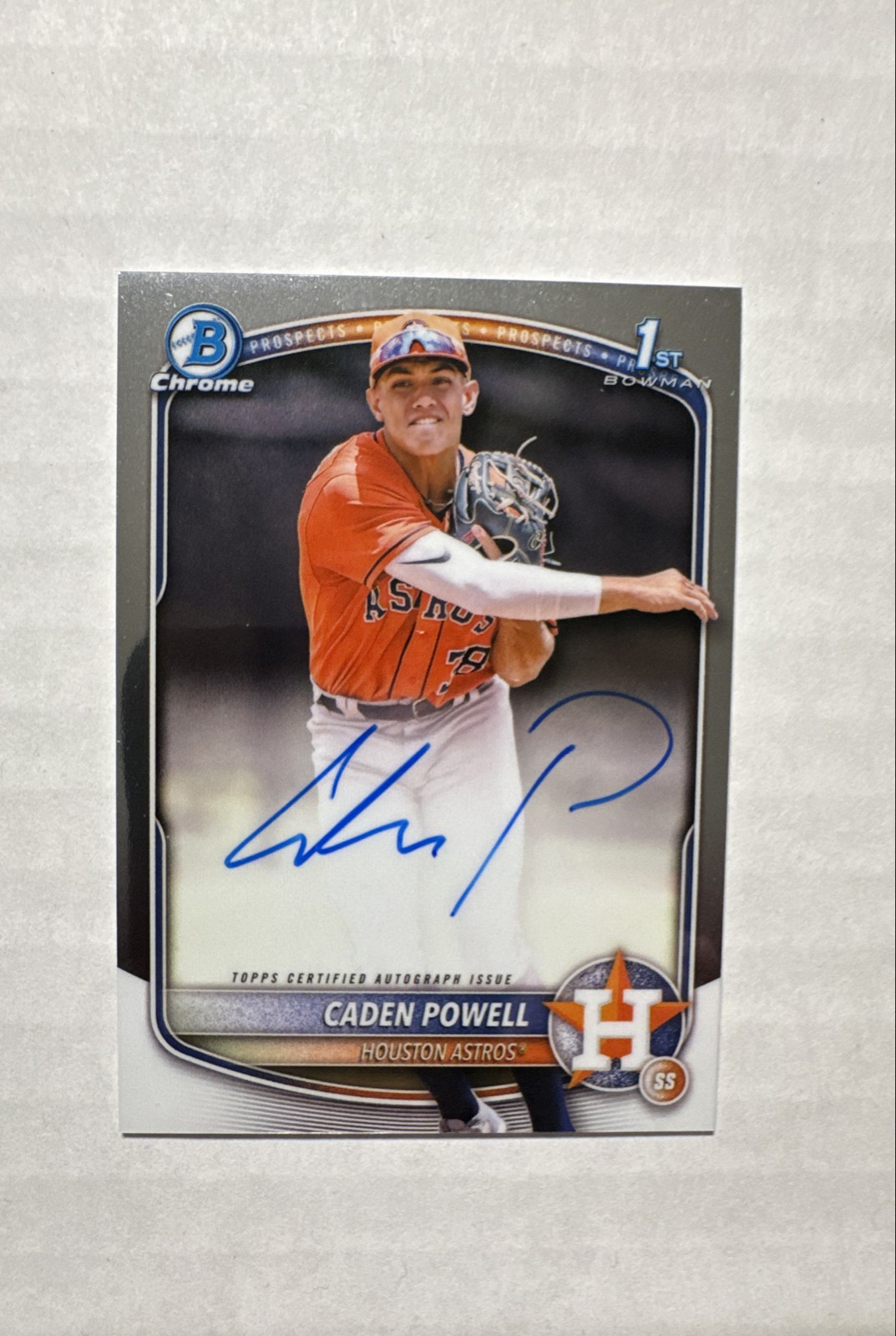 Caden Powell - 2025 Bowman Chrome Prospect Autographs #CPA-CPO