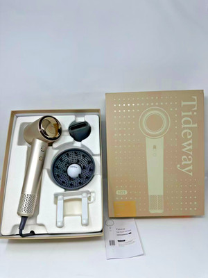 Tideway Hair Dryer H11 High-Speed Ionic 110000 RPM Motor Adj Temp Plasma GOLD