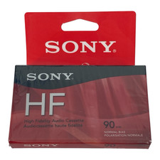 Sony HF High Fidelity Normal Bias Blank Cassette Tape C-90HFR. Read Desc- New