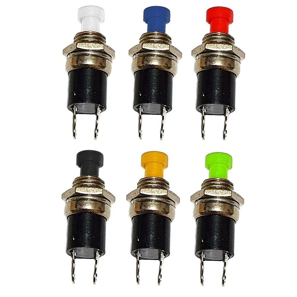 Interruttore Unipolare A Pulsante In Etallo Con Anello Luinoso Verde - Foto 10