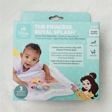 Disney The Princess Royal Splash Tummy Time Water Mat Sensory Play Waterproof