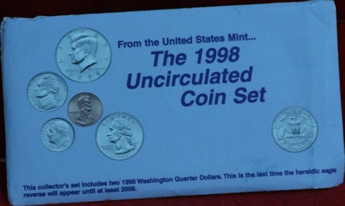 Uncirculated 1998 United States Mint Set - 第 1/1 張圖片