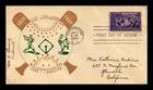 US COVER BASEBALL CENTENNIAL FIRST DAY ISSUE SCOTT 855 COOPERSTOWN NEW YORK