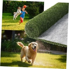 Artificial Grass Turf Rug 1.6x5 FT - Realistic Fake Grass Outdoor Carpet with 