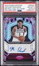 2020 PANINI CERTIFIED ROOKIE ROLL CALL CAMO ANTHONY EDWARDS RC /25 PSA 8 AUTO 9