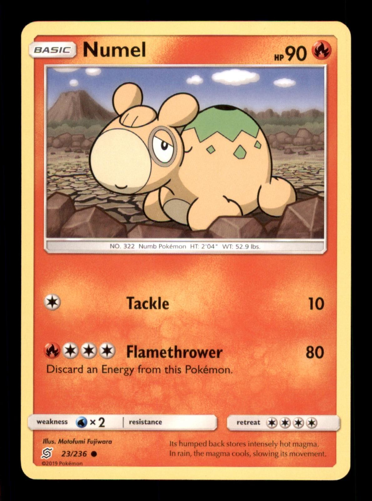 Numel 23/236 Unified Minds Pokemon TCG Lightly Played
