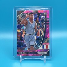 2020 Panini Prizm Draft Picks Collegiate #57 Theo Maledon Pink Ice