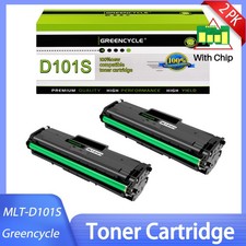 2PK Black Toner for Samsung MLT-D101S SU700A ML-2165W SCX-3400 SCX-3400FW