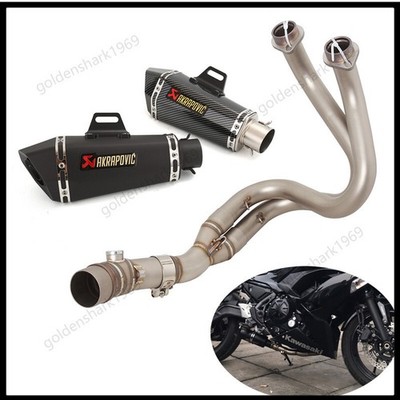 For Kawasaki Ninja650 Z650 2017-2023 Complete Exhaust System Header Pipe Muffler