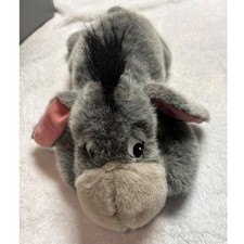 Vintage Floppy Walt Disney World Eeyore Plush Winnie the Pooh Detachable Tail