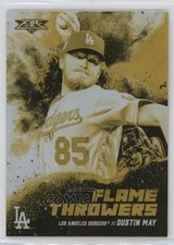 2021 Topps Fire Flame Throwers Gold Minted Dustin May #FT-8 1na0