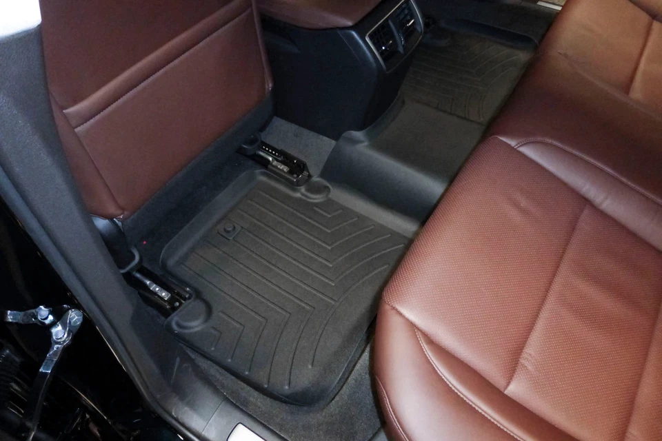 WeatherTech FloorLiner for 2009-2014 Acura TL - 2nd Row, Black - Image 2 of 4