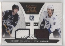 2010 Panini Luxury Suite Dual Jersey 446/599 Martin St Louis Ryan Malone HOF 2d8