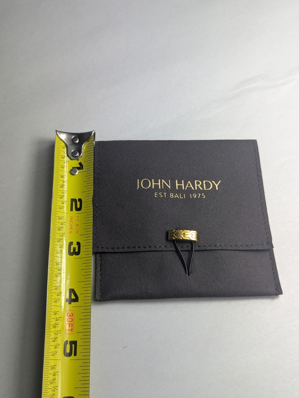 John Hardy Jewelry Small Dust Storage Bag Pouch 4"x4" Free Shipping