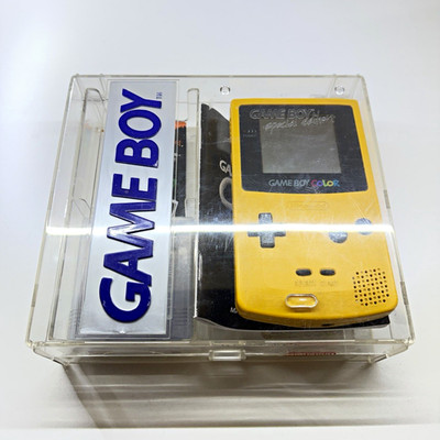 Nintendo Game Boy Color Gelb CGB-001 Handheld-Konsole and Tetris