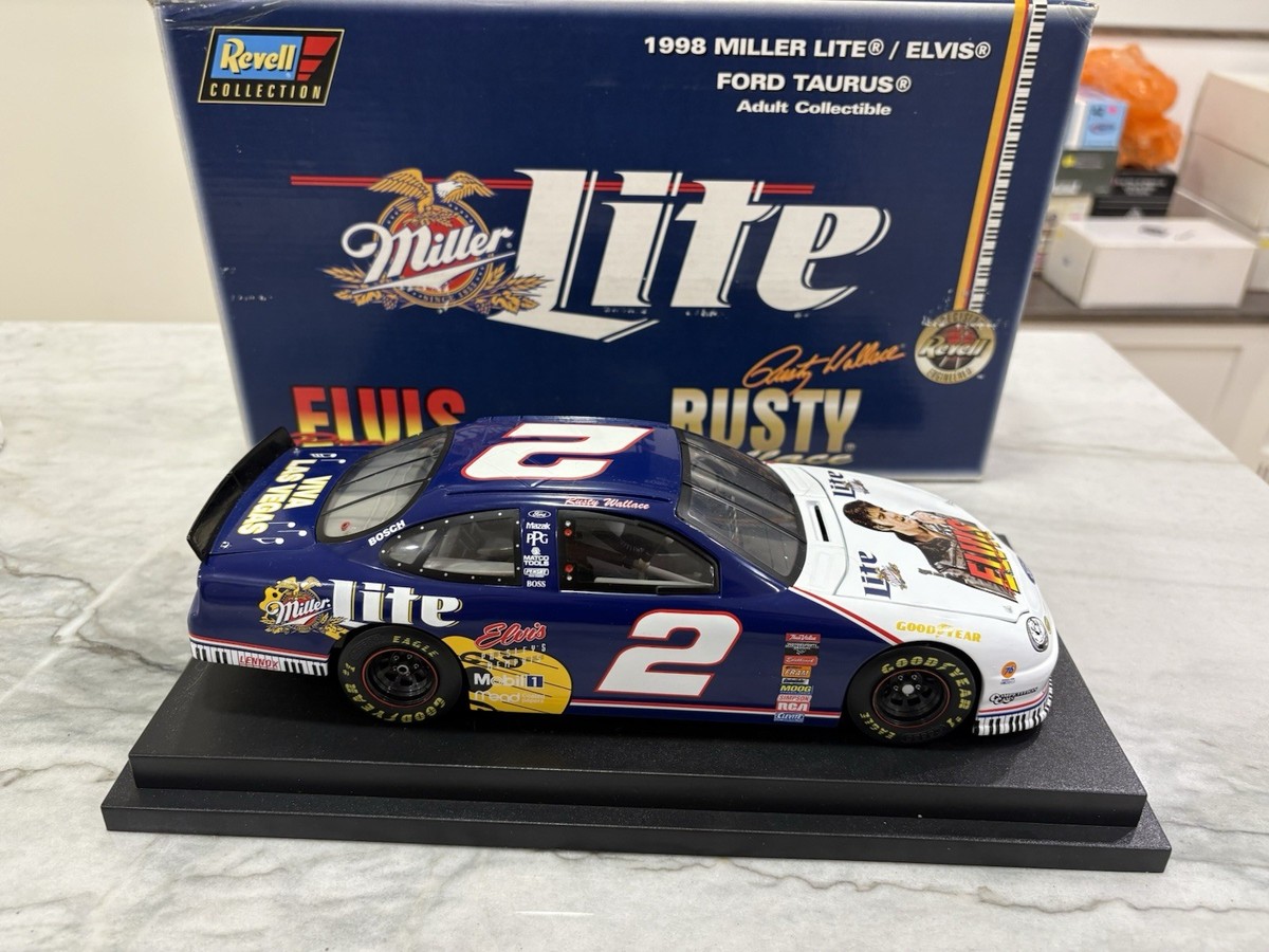 Rusty Wallace 1998 Miller Lite Elvis Presley Nascar 1/18 Diecast