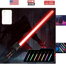 Lightsaber for Kids, 7 Color Rechargeable Light Up Saber with FX Sound Type...