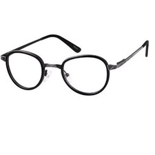 Zenni 787221 Eyeglasses Black Wire Metal Fram...