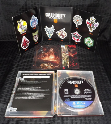 Call of Duty Black Ops 4 Pro Edition Sony PlayStation 4 PS4 2018 Patches Lot